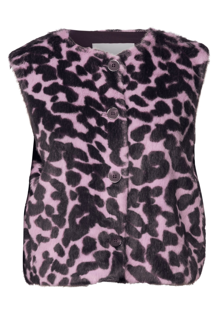 Studio Leo Fake Fur Vest, pearly rose 37881 Bild 1