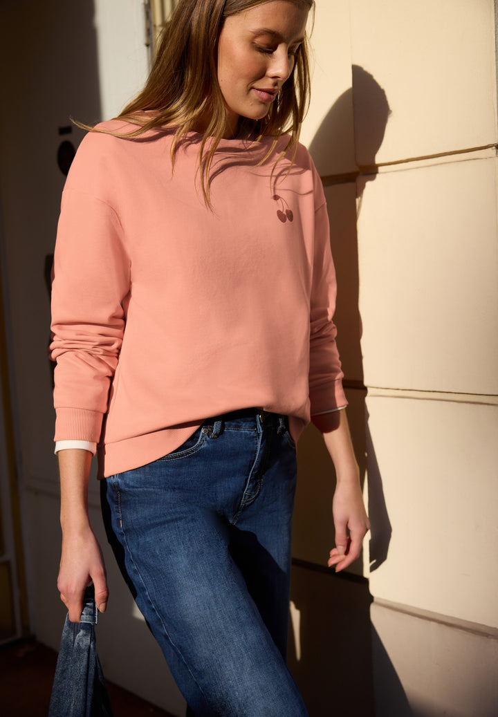 Studio Loose Fit Crewneck, soft tangurine 37416 Bild 4