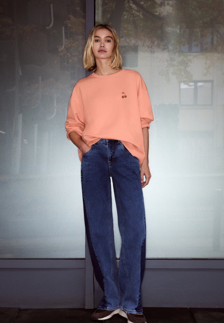 Studio Loose Fit Crewneck, soft tangurine 37416 Bild 5