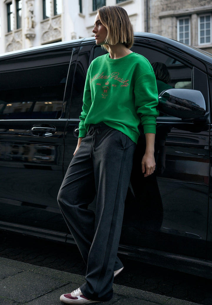 Studio Loose Fit Crewneck w. A, bold green 27269 Bild 5