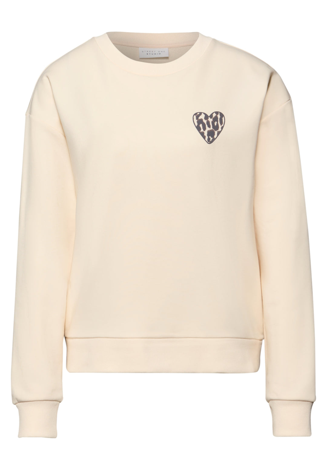 Studio Loose Fit Crewneck w. C, soft beige 36351 Bild 1
