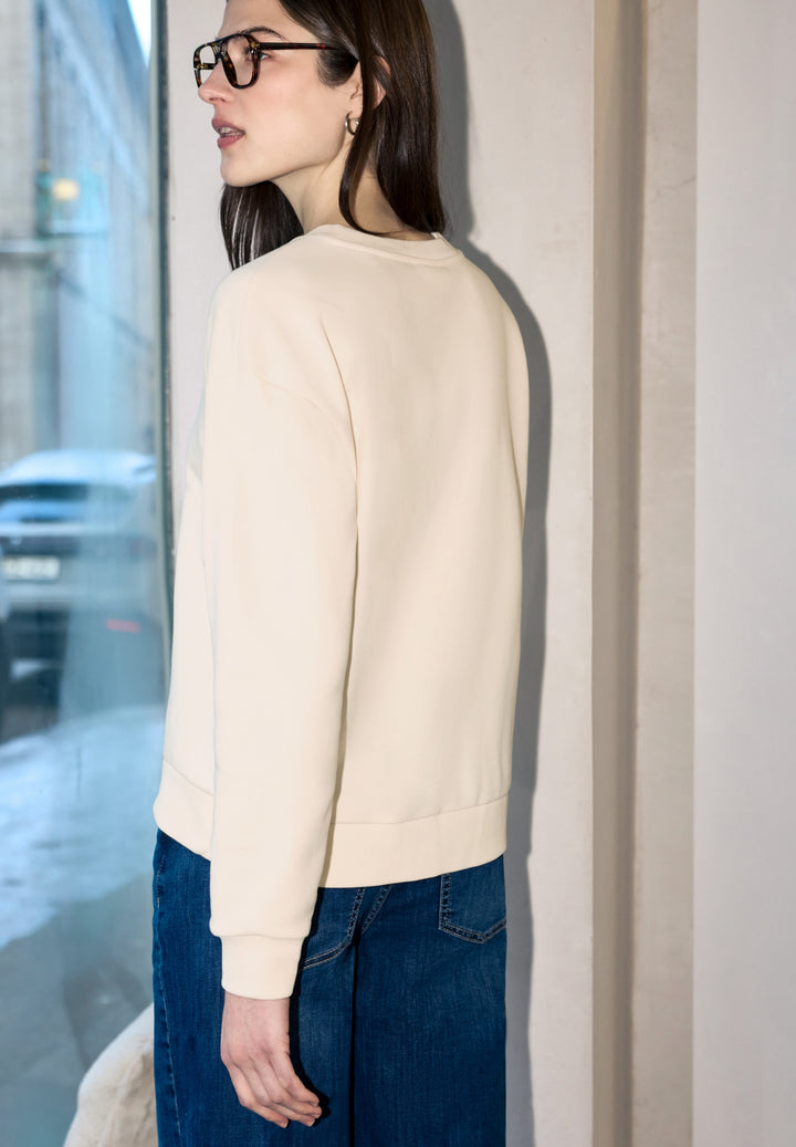 Studio Loose Fit Crewneck w. C, soft beige 36351 Bild 4