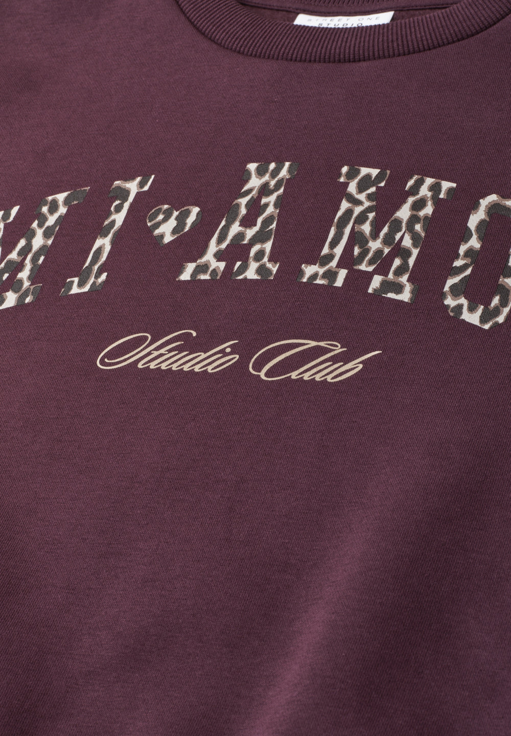 Studio Loose Fit Crewneck w. P, very berry 27464 Bild 2