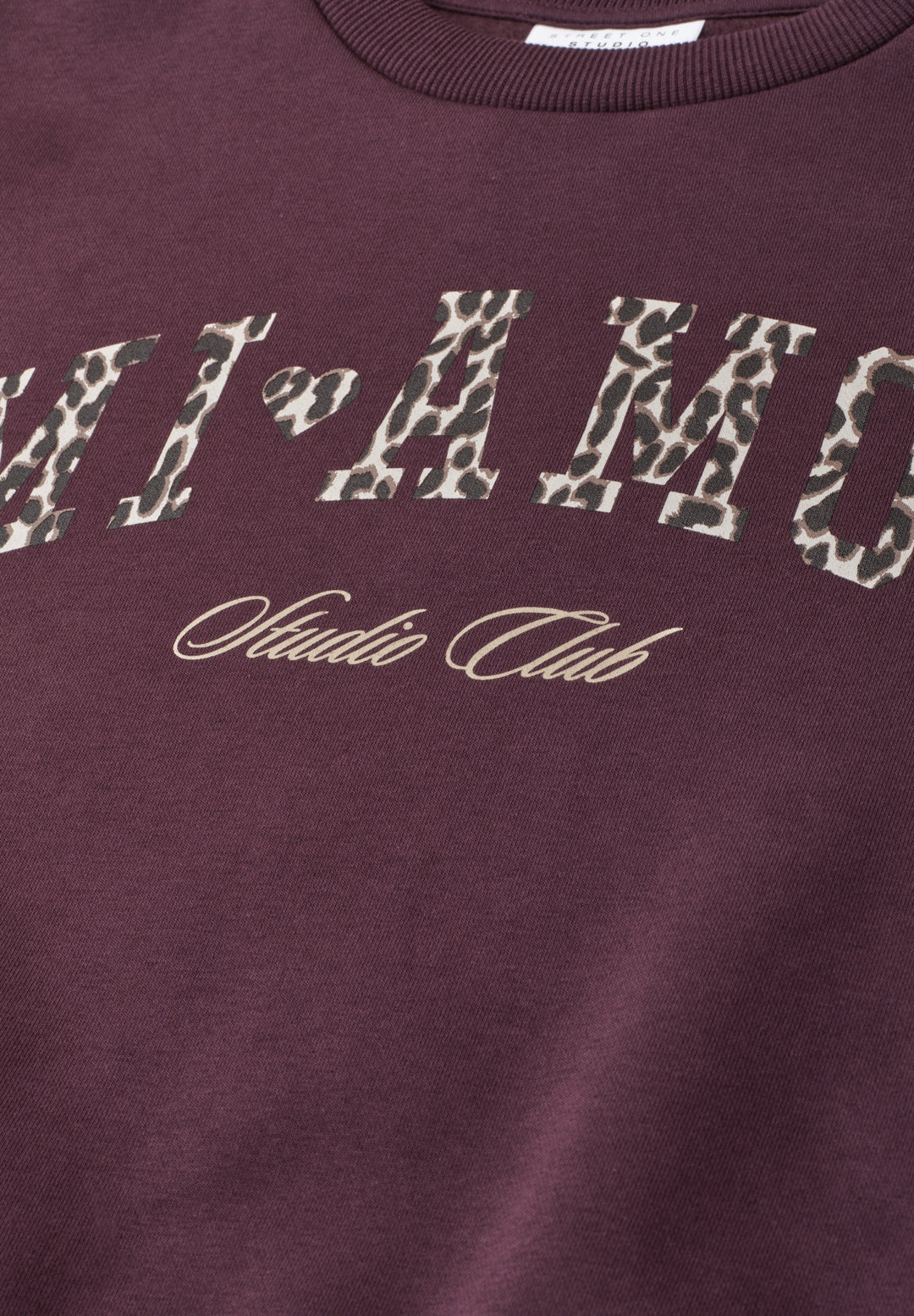 Studio Loose Fit Crewneck w. P, very berry 27464 Bild 2