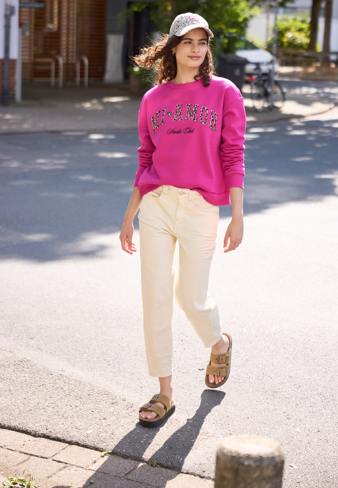 Studio Loose Fit Crewneck w. P, ruby raspberry 27939 Bild 5