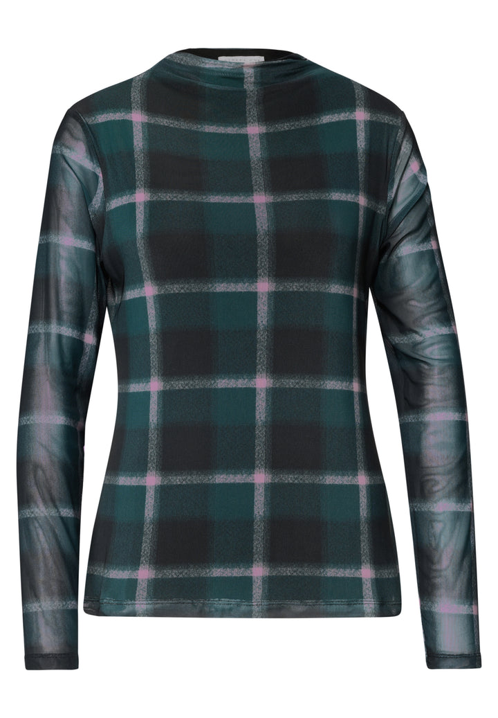 Studio_Printed mesh shirt w.ga, pearly rose 37881 Bild 1