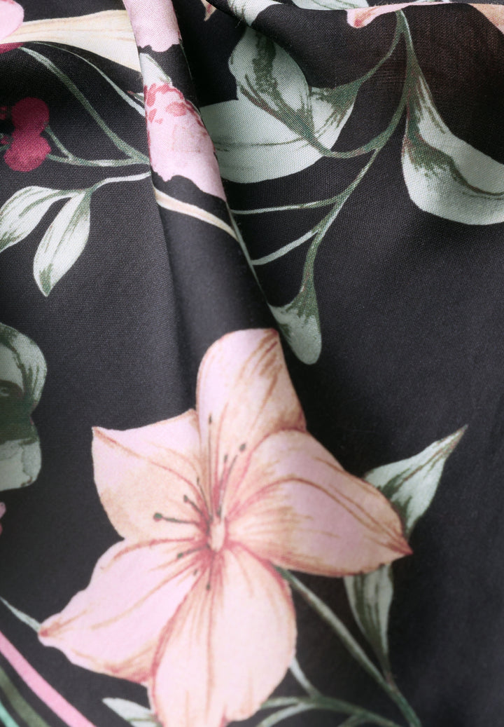 STUDIO_Printed Nicki Satin Squ, inked grey 37947 Bild 2