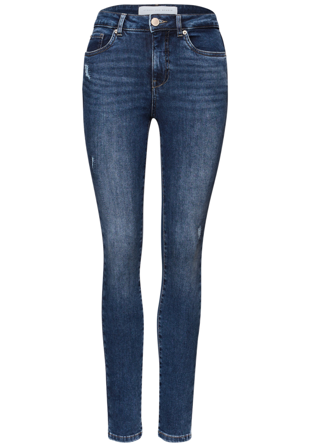 Studio QR Style Skinny,hw,dark, dark blue authentic wash 17258 Bild 1