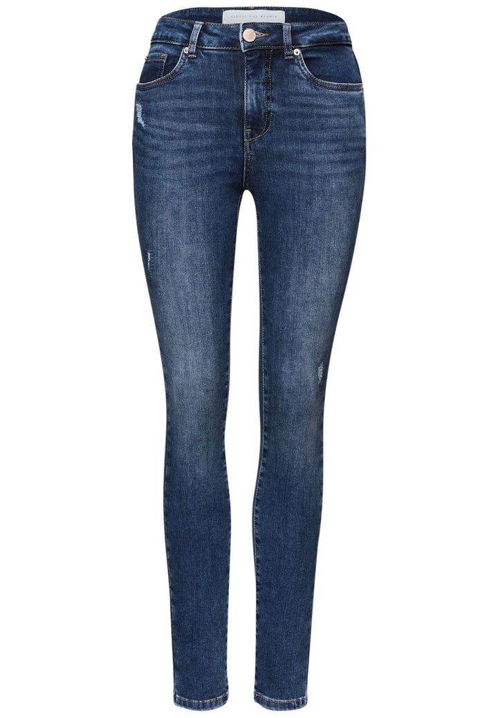 Studio QR Style Skinny,hw,dark, dark blue authentic wash 17258 Bild 1