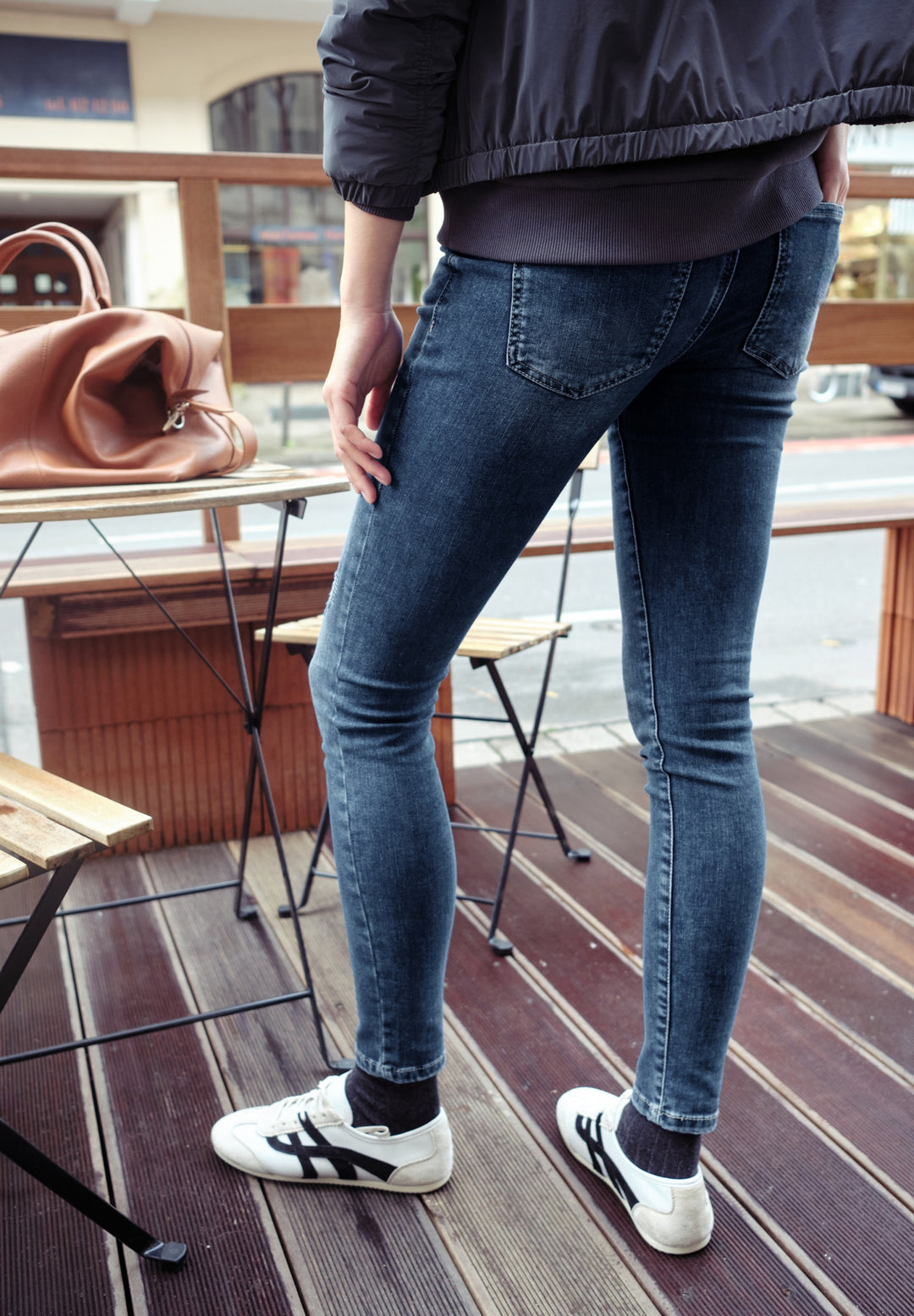 Studio QR Style Skinny,hw,dark, dark blue authentic wash 17258 Bild 4
