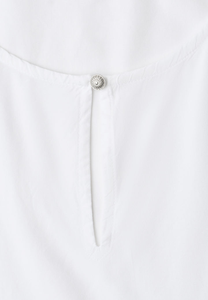 Studio_Roundneck blouse w vola, White 10000 Bild 2