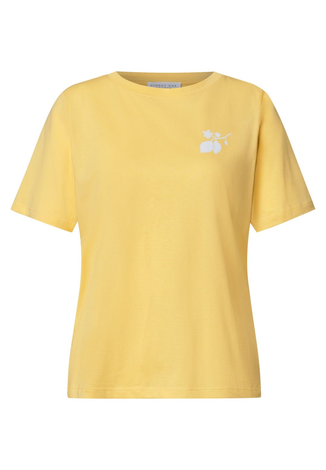 Studio_Shirt w.back print, snap yellow 27739 Bild 1