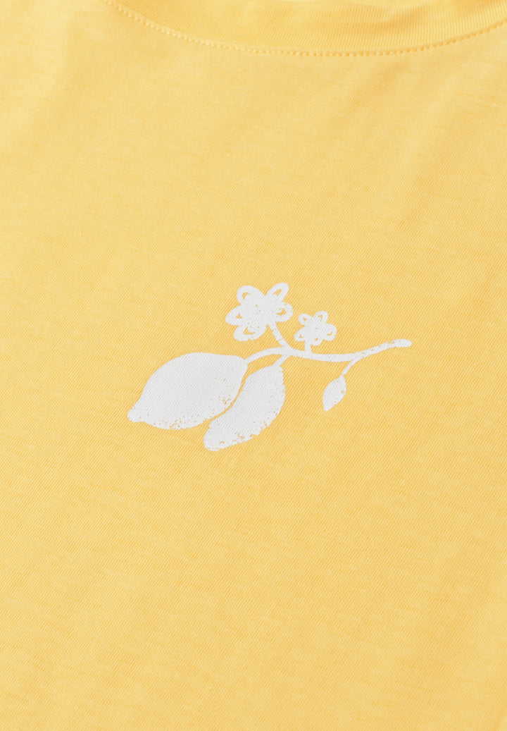Studio_Shirt w.back print, snap yellow 27739 Bild 2