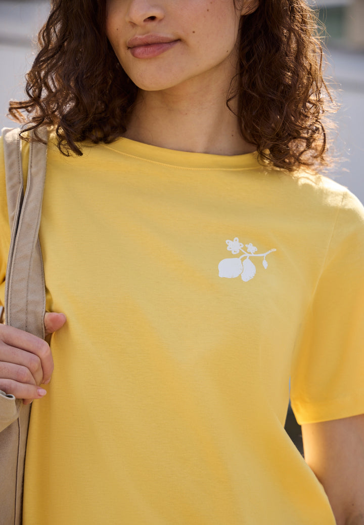 Studio_Shirt w.back print, snap yellow 27739 Bild 6