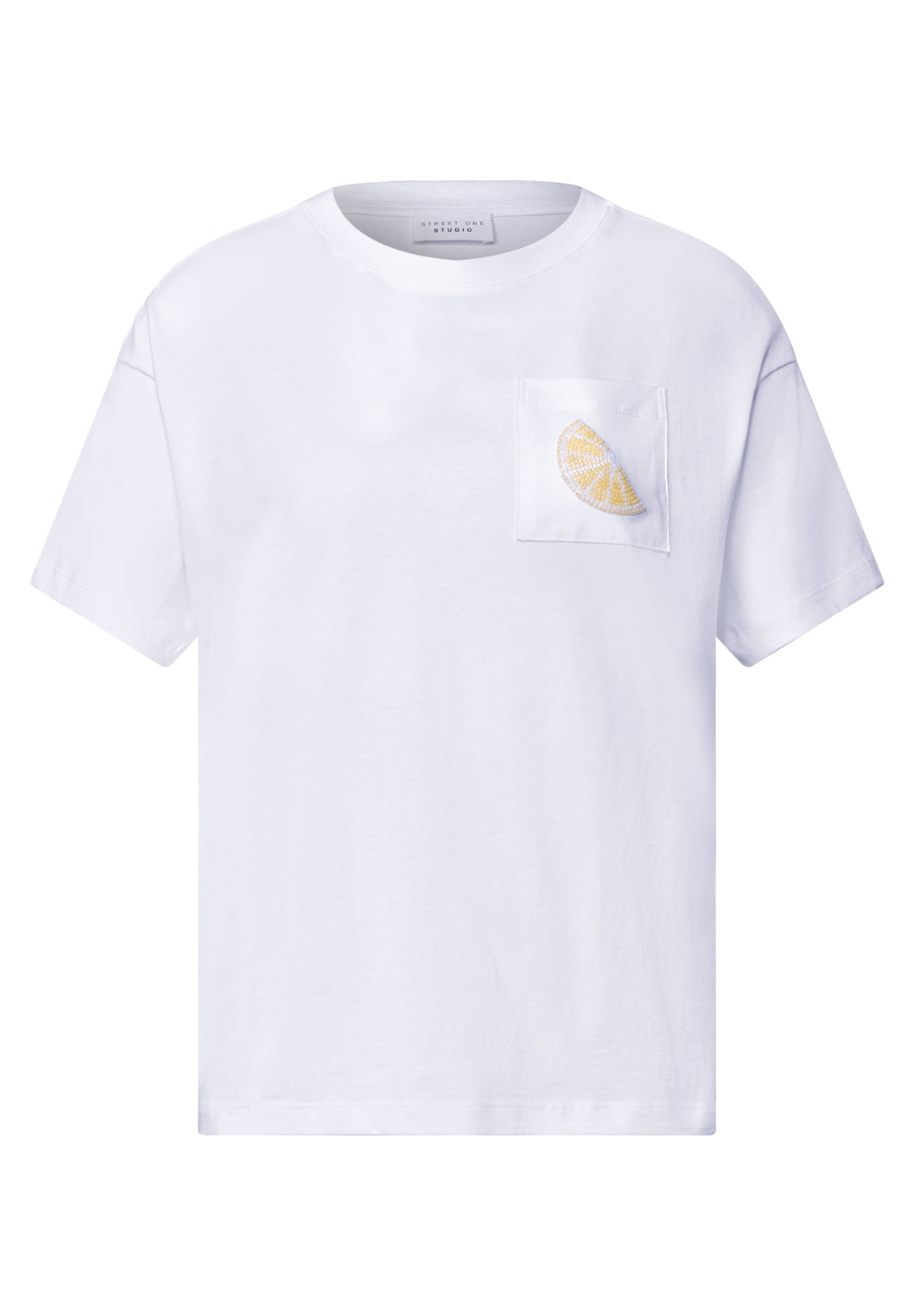 Studio_Shirt w.small pearl lem, White 20000 Bild 1
