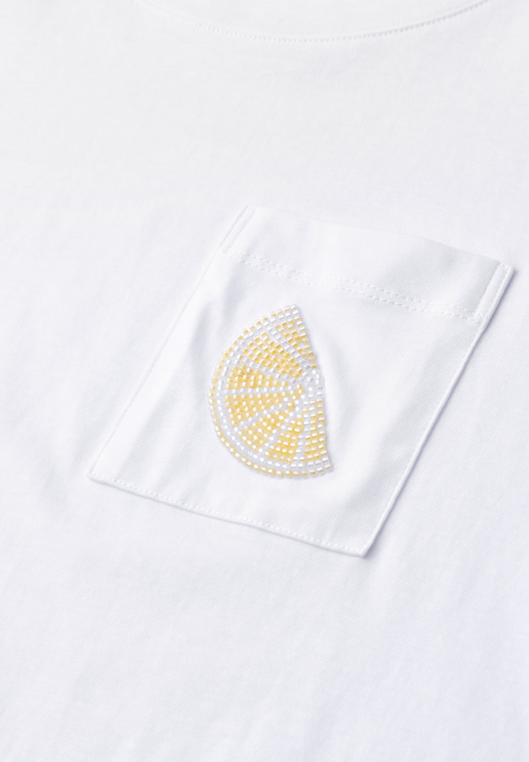 Studio_Shirt w.small pearl lem, White 20000 Bild 2
