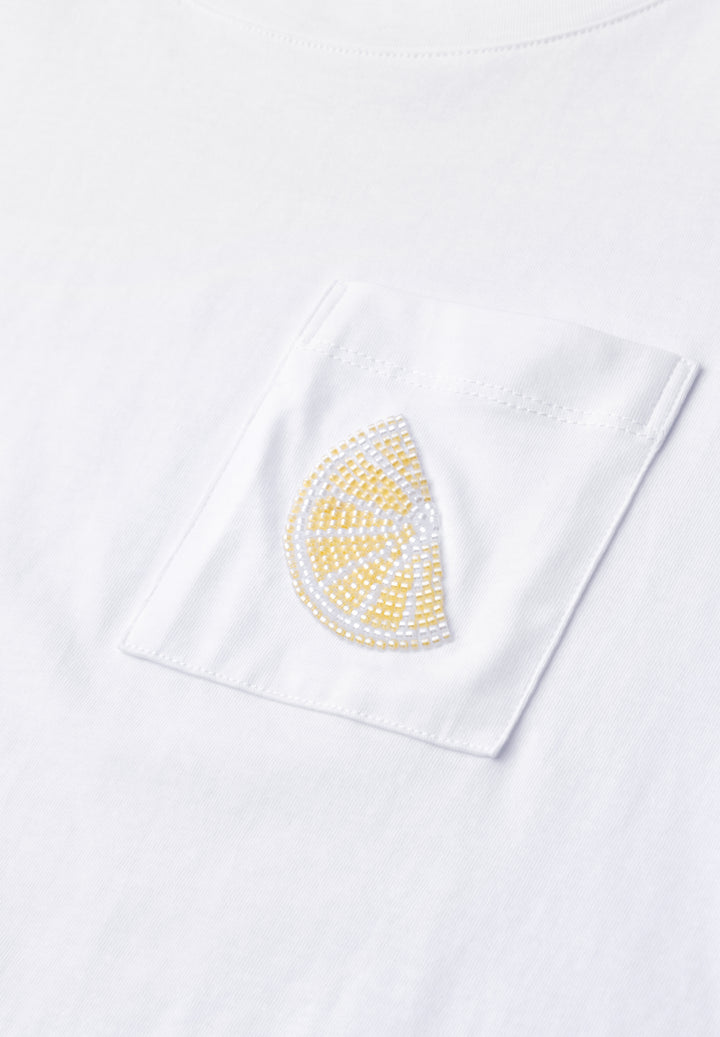 Studio_Shirt w.small pearl lem, White 20000 Bild 2