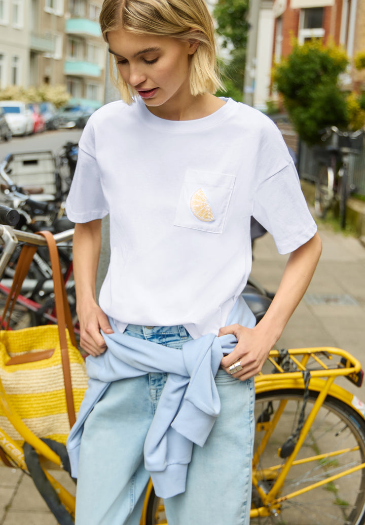 Studio_Shirt w.small pearl lem, White 20000 Bild 3