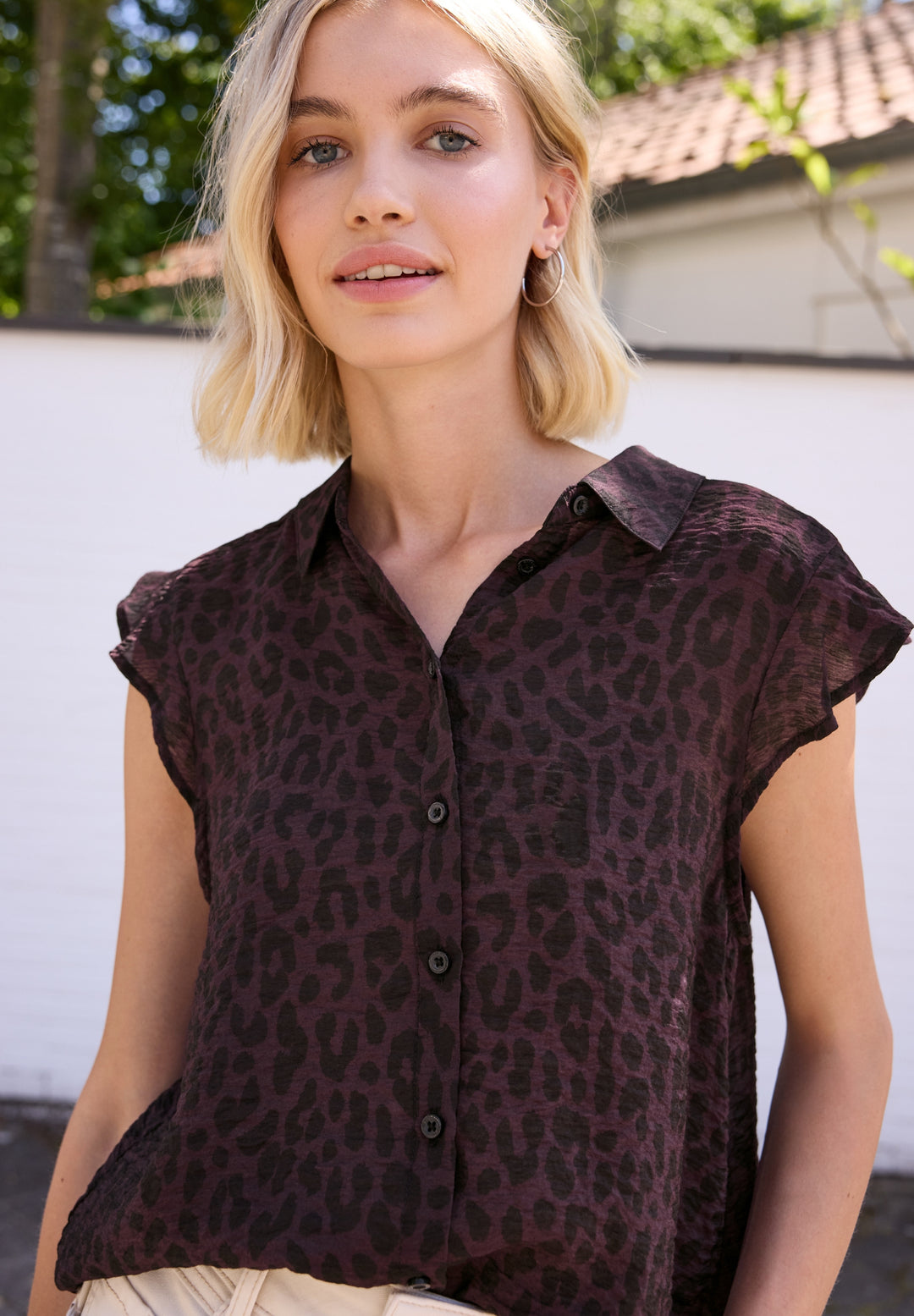 Studio_Shirtcollar blousetop w, very berry 27464 Bild 3