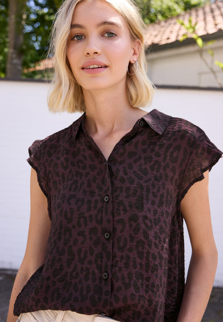 Studio_Shirtcollar blousetop w, very berry 27464 Bild 3