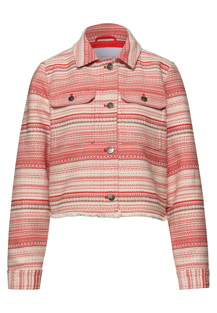 Studio Short Boucle Jkt, torch red 37415 Bild 1