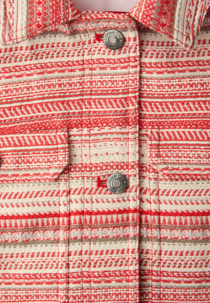 Studio Short Boucle Jkt, torch red 37415 Bild 2