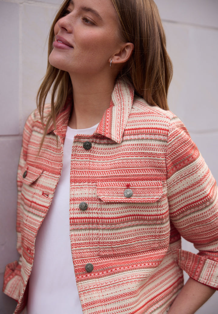 Studio Short Boucle Jkt, torch red 37415 Bild 6