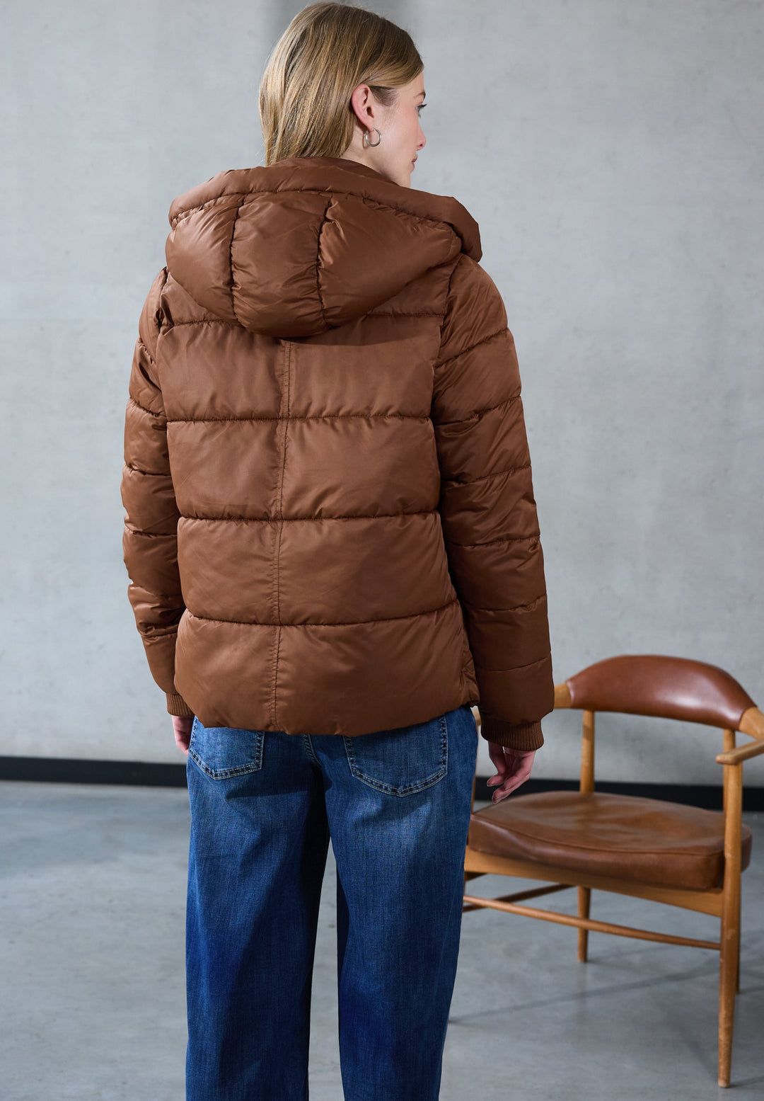 Studio Short Padded Jkt, full brown 13131 Bild 4