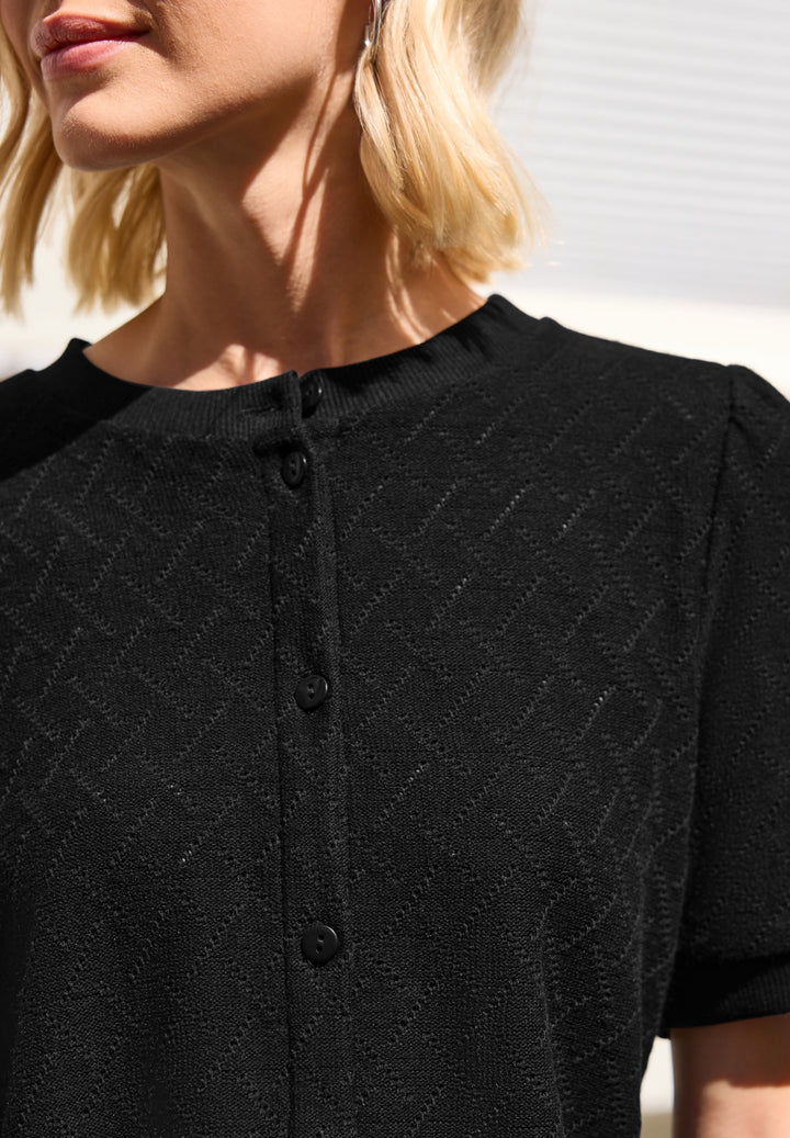Studio_Short structure jacket, Black 10001 Bild 6