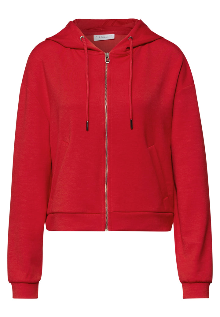 Studio Short Sweat Jkt, torch red 17415 Bild 1