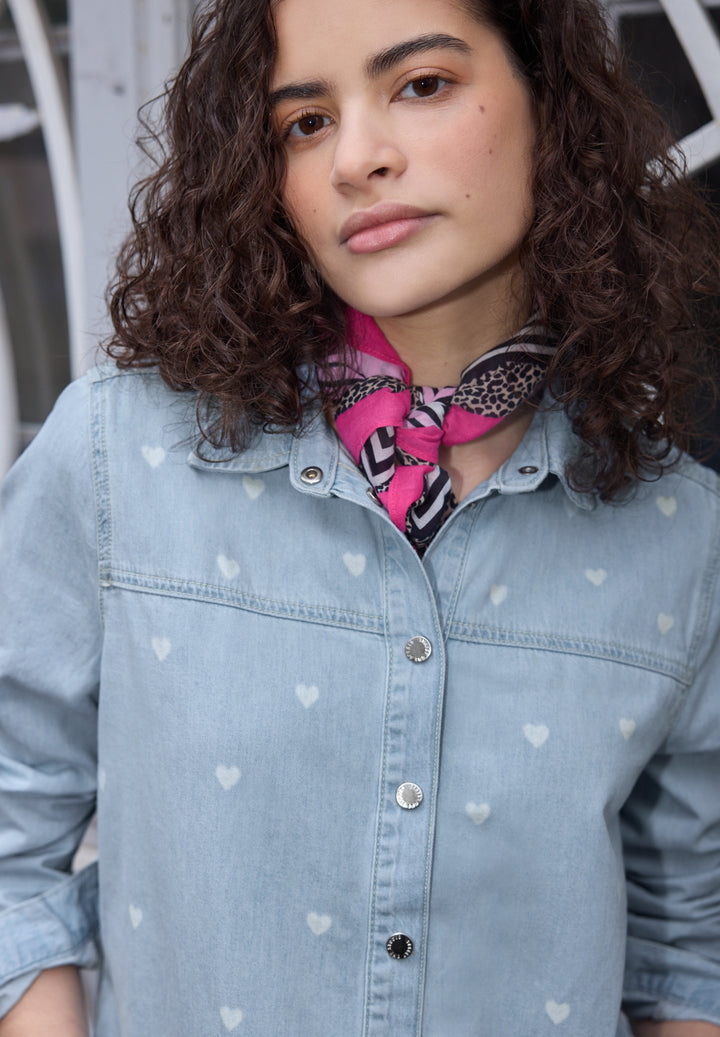 Studio Style Blouse,light blue, Light Blue laser washed 17804 Bild 5