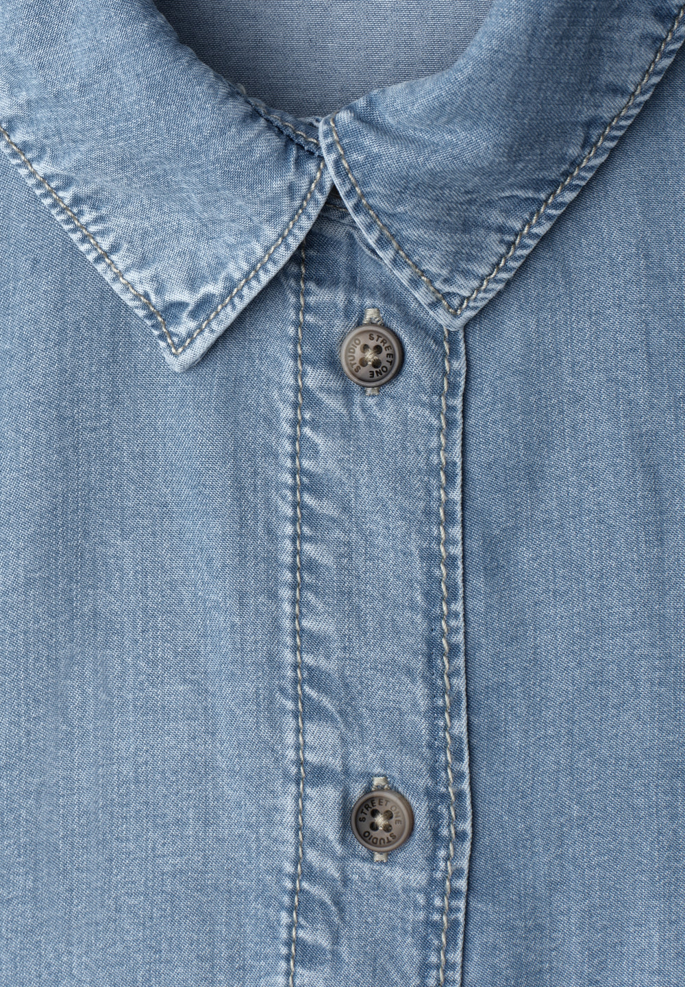 Studio Style Blouse,light blue, Light Blue Soft Washed 18095 Bild 2