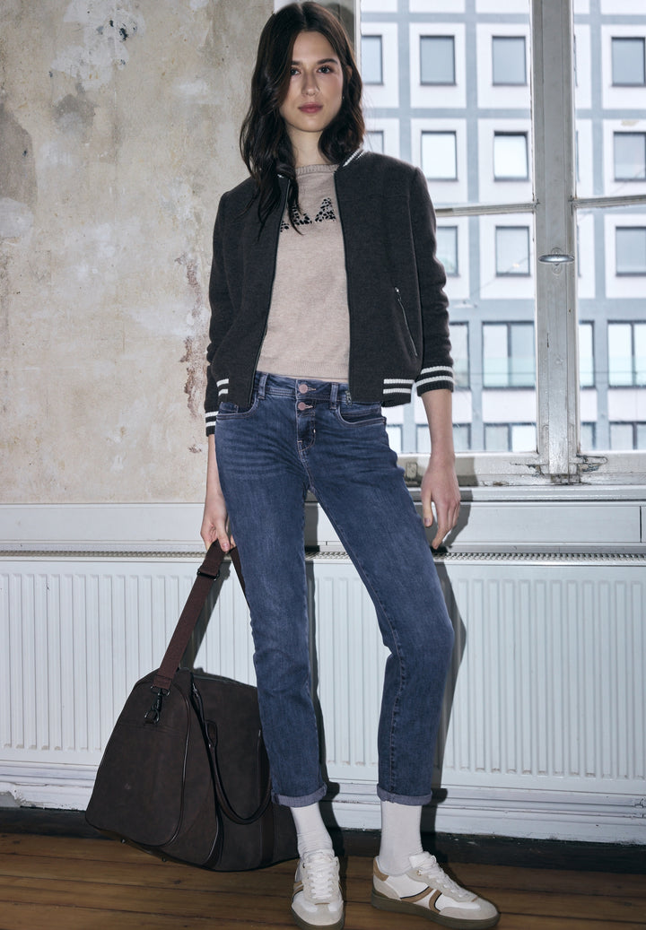 Studio Style Casual Slim,mw,me, Medium Blue Washed 17717 Bild 6