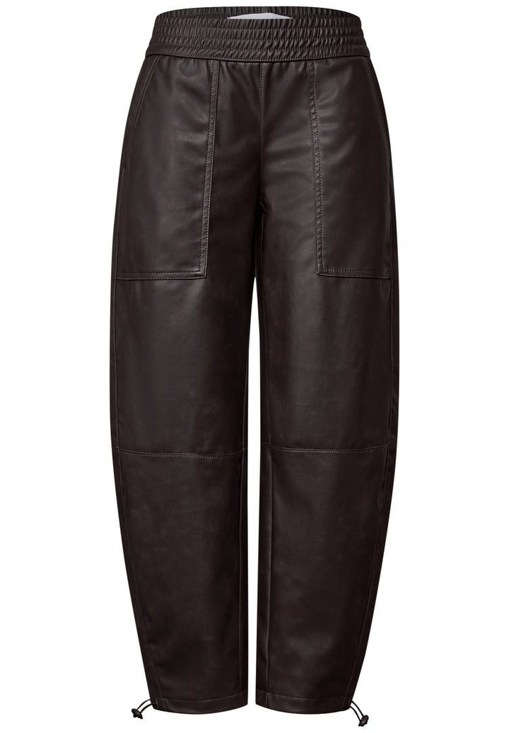 Studio_Style Cleo Barrel PU MW, charred brown 17850 Bild 1