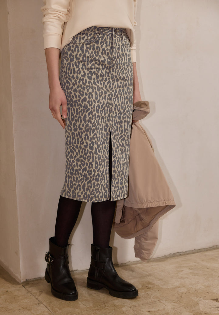 Studio Style, Midi Skirt,leo p, leo printed wash 17808 Bild 5
