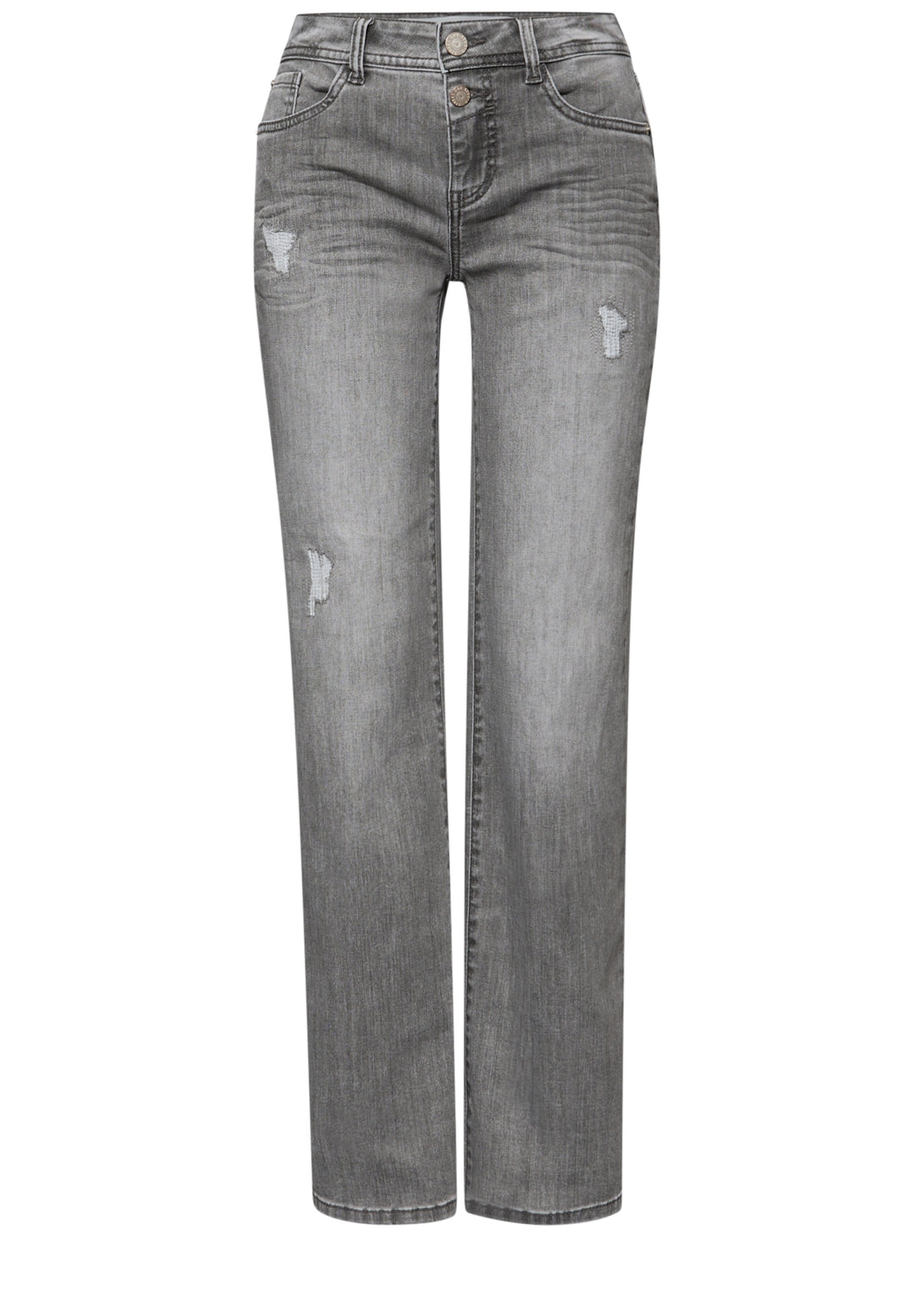 Studio Style Straight Leg,mw,g, Grey Destroy washed 17488 Bild 1