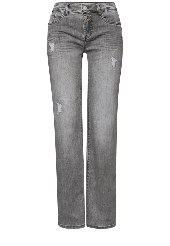 Studio Style Straight Leg,mw,g, Grey Destroy washed 17488 Bild 1