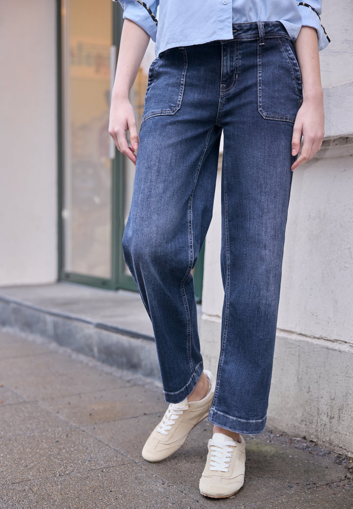 Studio Style Straight Leg,mw,m, Medium Blue Washed 17800 Bild 3