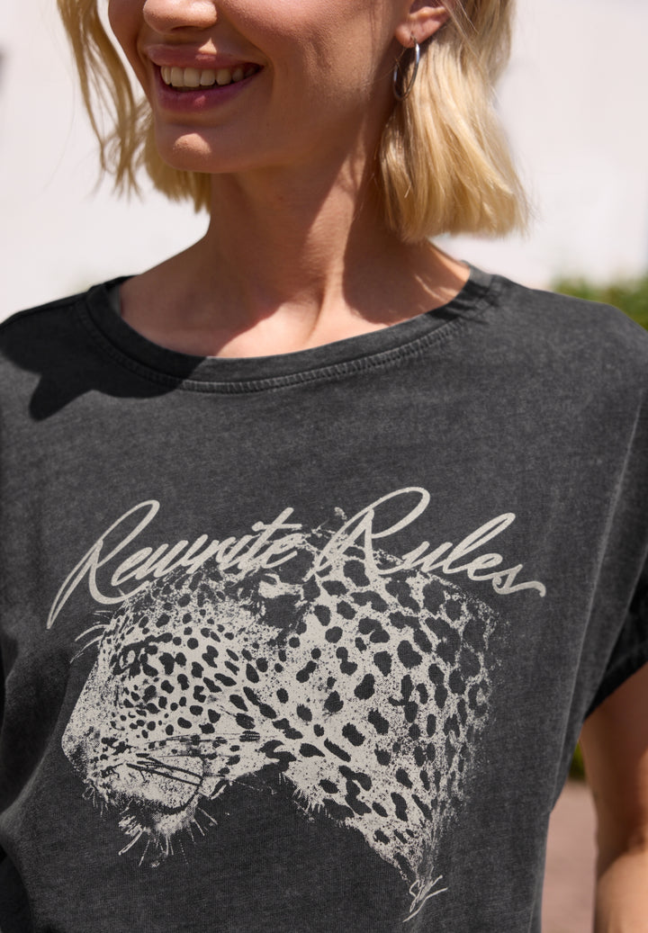 Studio_Washed leo partprint sh, washed out grey 26198 Bild 3