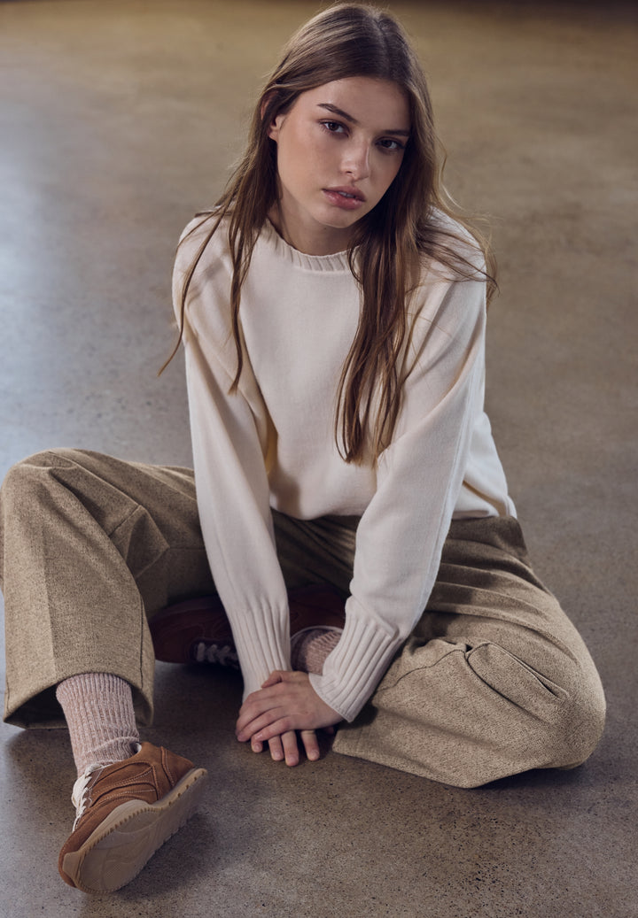 Studio_Wide Leg MW melange, rustic brown mel. 17264 Bild 5