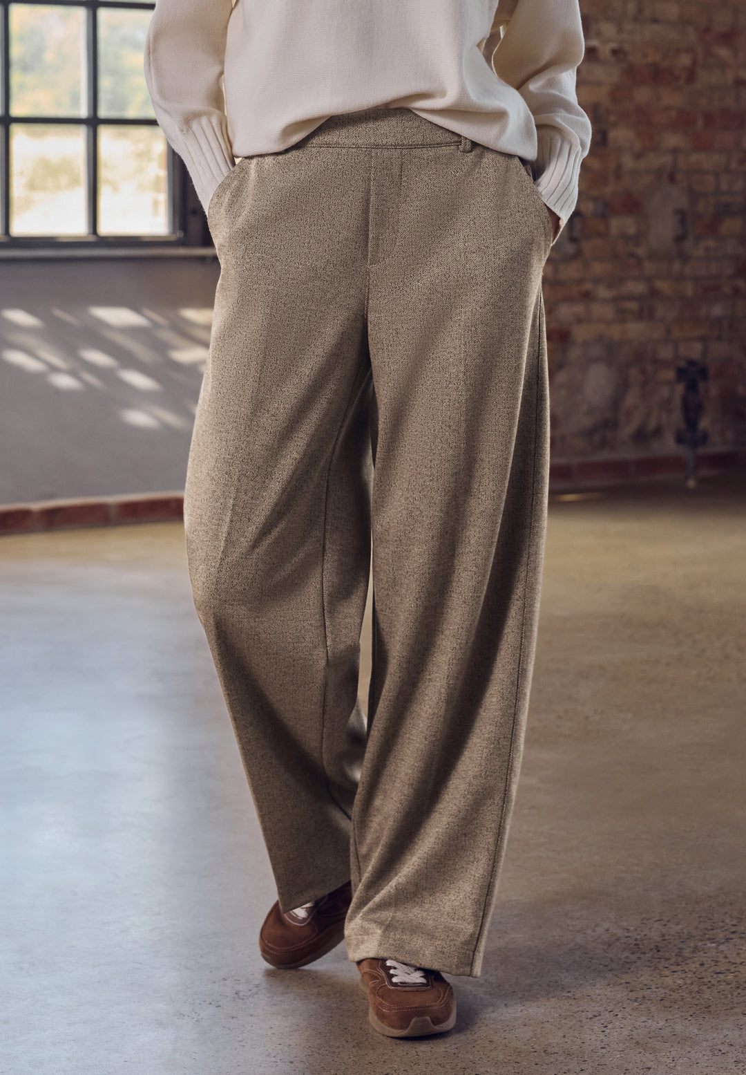 Studio_Wide Leg MW melange, rustic brown mel. 17264 Bild 6