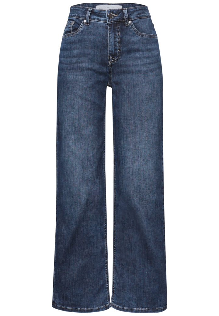 Style_QR_Studio_Wide Leg,loose, Dark Blue Clean Wash 17070 Bild 1