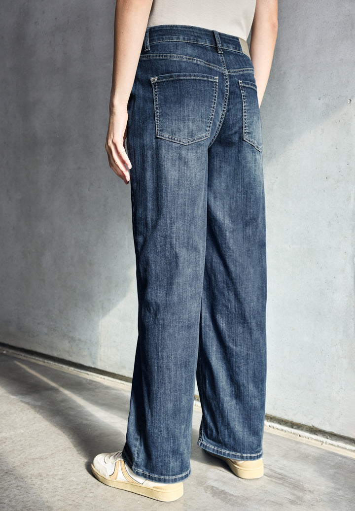 Style_QR_Studio_Wide Leg,loose, Dark Blue Clean Wash 17070 Bild 4