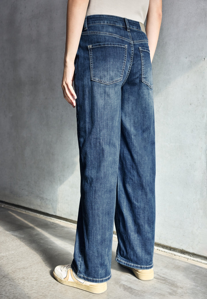 Style_QR_Studio_Wide Leg,loose, Dark Blue Clean Wash 17070 Bild 4