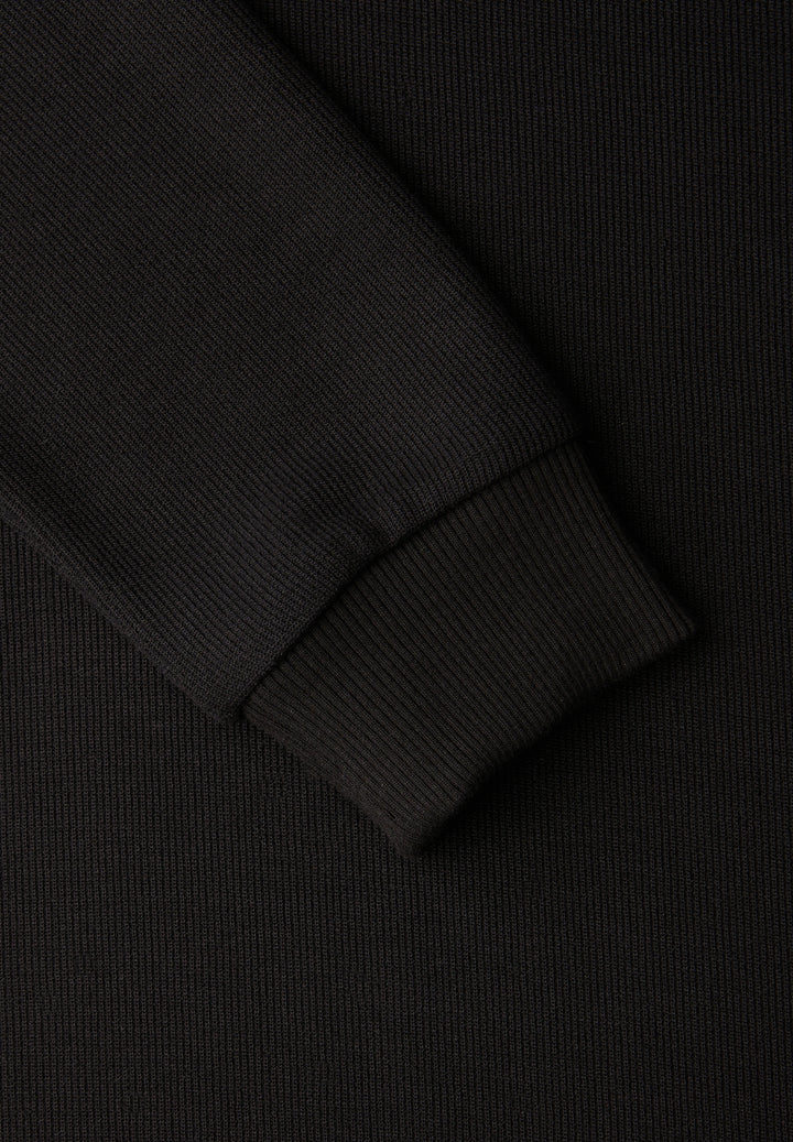 V Neck Dress_solid, Black 10001 Bild 2