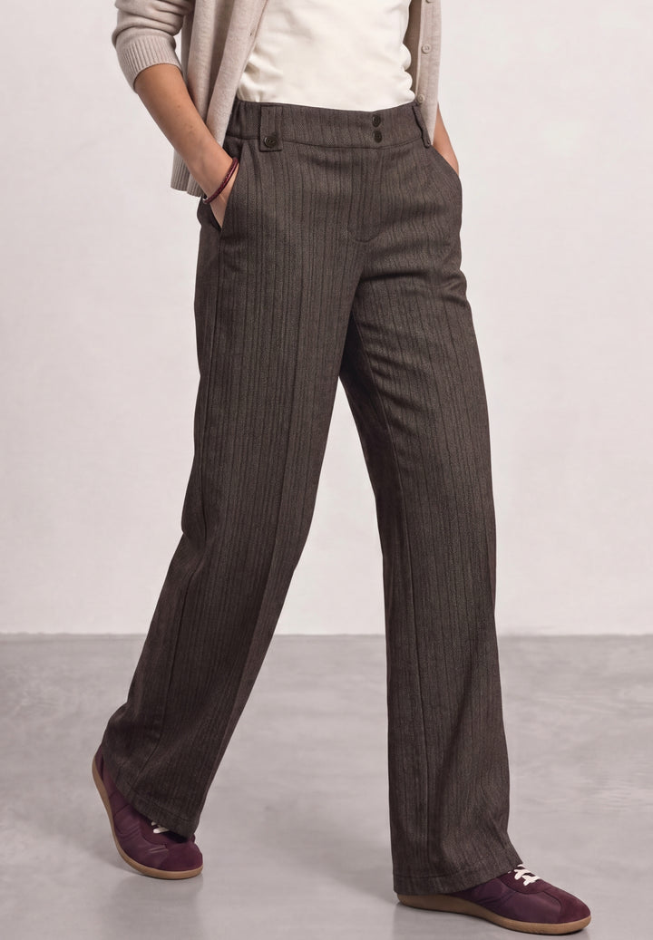 Style Amalia_Double Button Wov, black coffee 37874 Bild 3