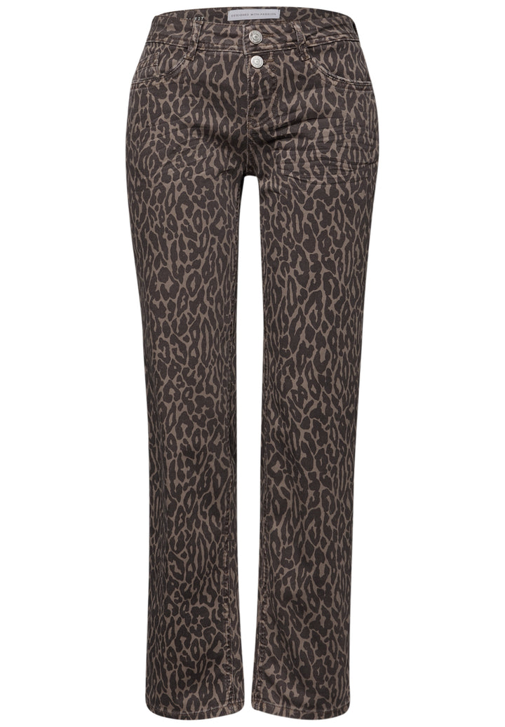 Style Amalia Straight Leg,mw,l, Leo Print washed 17787 Bild 1