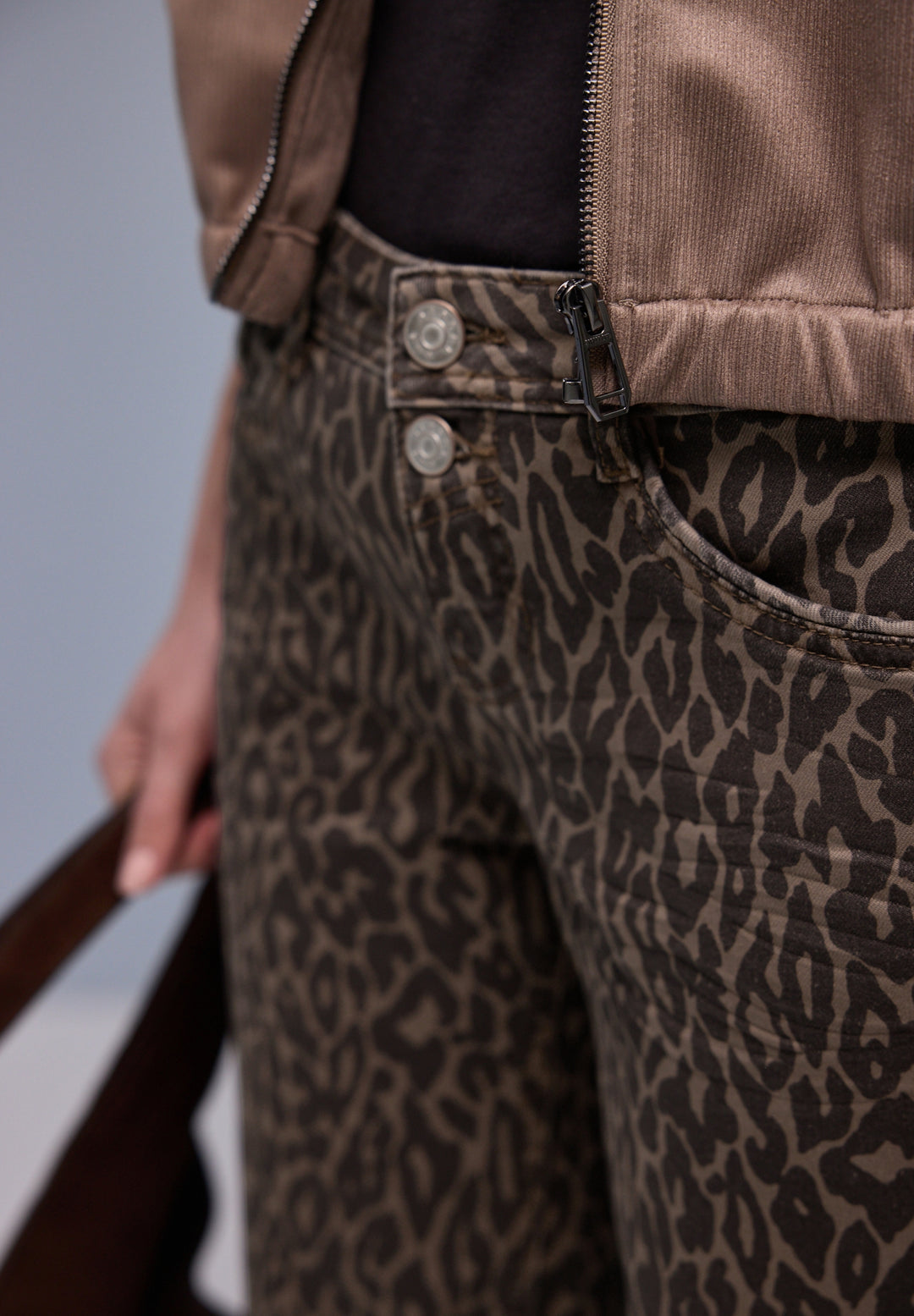 Style Amalia Straight Leg,mw,l, Leo Print washed 17787 Bild 6