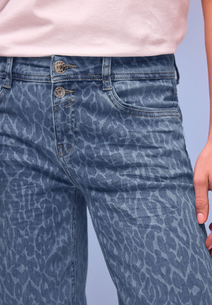 Style Amalia Straight Leg,mw,l, Mid Blue Leo Laser 17815 Bild 3