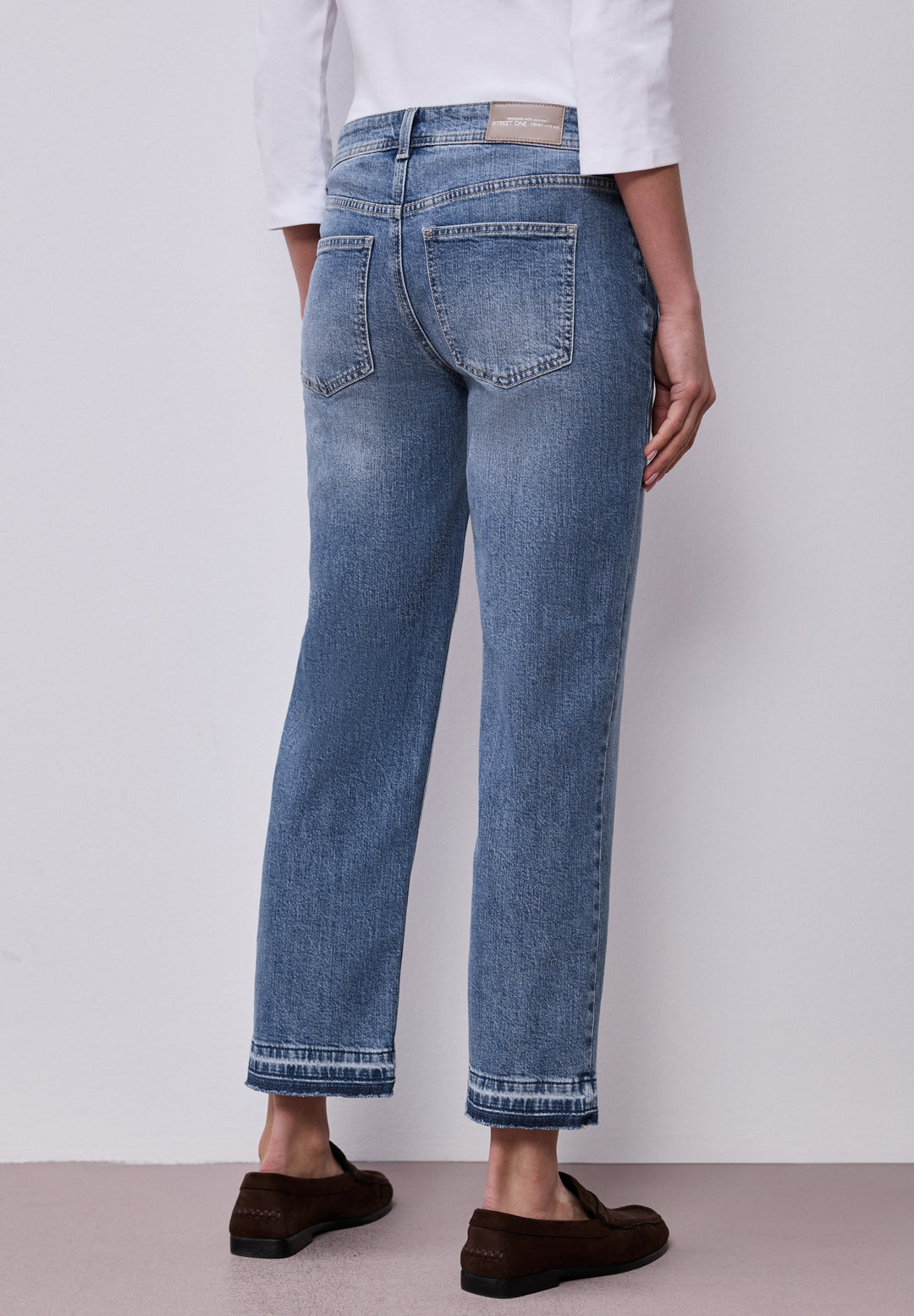 Style Amalia Straight Leg,mw,m, mid blue washed 17888 Bild 4
